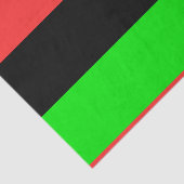 アフリカ系米国国旗 薄葉紙 (詳細)