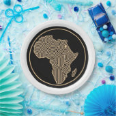 アフリカ紙プレート ペーパープレート (パーティー)