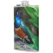 アフリカ素晴らしの素晴らしいスターリング フラスク (左)