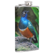 アフリカ素晴らしの素晴らしいスターリング フラスク (右)