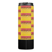 アフリカ素晴らしアート、熱帯夏の雰囲気 タンブラー (裏面)