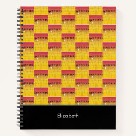 アフリカ素晴らしアート、熱帯夏の雰囲気 ノートブック