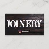 アフリカ素朴のブラックウッド訪問 名刺 (裏面)