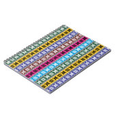 アフリカ素材アートノート ノートブック (左側)