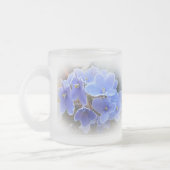 アフリカ紫 フロストグラスマグカップ (左)