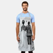 アフリカ結婚の エプロン (着用した状態)