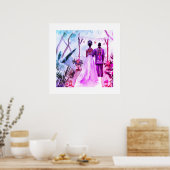 アフリカ結婚の ポスター (キッチン)