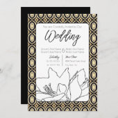 アフリカ結婚の 招待状 (正面/裏面)