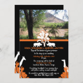 アフリカ結婚式招待状 招待状 (正面/裏面)