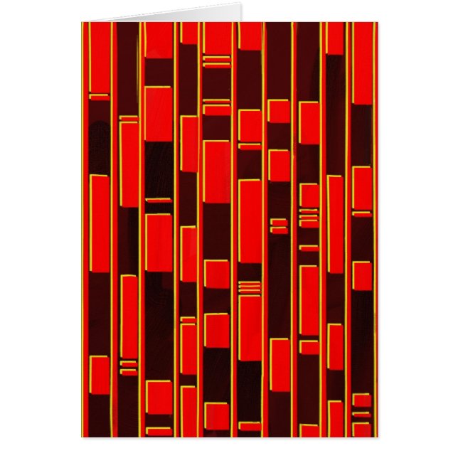 アフリカ繊維インスパイア抽象芸術 (正面)