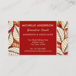 アフリカ繊維熱帯フローラ  名刺