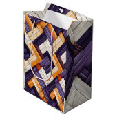 アフリカ織りバスケットのブリス ミディアムペーパーバッグ (正面アングル)