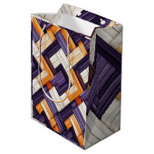 アフリカ織りバスケットのブリス ミディアムペーパーバッグ (裏面アングル)