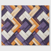 アフリカ織りバスケットのブリス ラッピングペーパー (フラット)