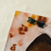 アフリカ美しいかわいらし女性ビーチタオル ビーチタオル (インサイチュ)