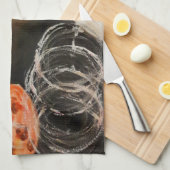 アフリカ美しいかわいらし女性用キッチンタオル キッチンタオル (四つ折り)