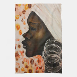 アフリカ美しいかわいらし女性用キッチンタオル キッチンタオル