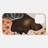 アフリカ美しいかわいらし女性iPhoneケース Case-Mate iPhoneケース (裏面 (横))