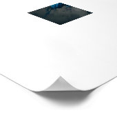 アフリカ美しいの放射デイジー ポスター (角)