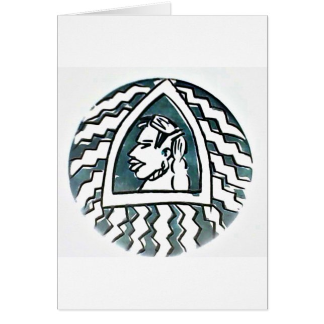 アフリカ美しいボンゴマサイポートレートトバルアート (正面)