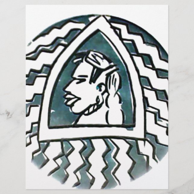 アフリカ美しいボンゴマサイポートレートトバルアート (正面)