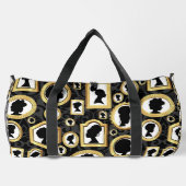 アフリカ美しいヴィンテージダマスカメオ ダッフルバッグ (裏面)