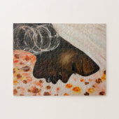 アフリカ美しい女性パズル絵画ズ ジグソーパズル (横)