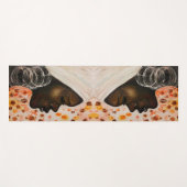 アフリカ美しい女性ヨガマット絵画- s ヨガマット (正面(横))