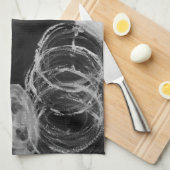 アフリカ美しい女性用キッチンタオル キッチンタオル (四つ折り)