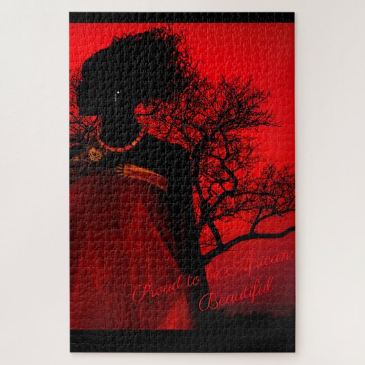 アフリカ美しい ジグソーパズル (縦)