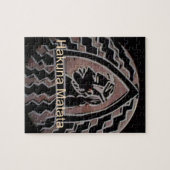 アフリカ美しい:ボンゴマサイポートレート部族芸術 ジグソーパズル (横)