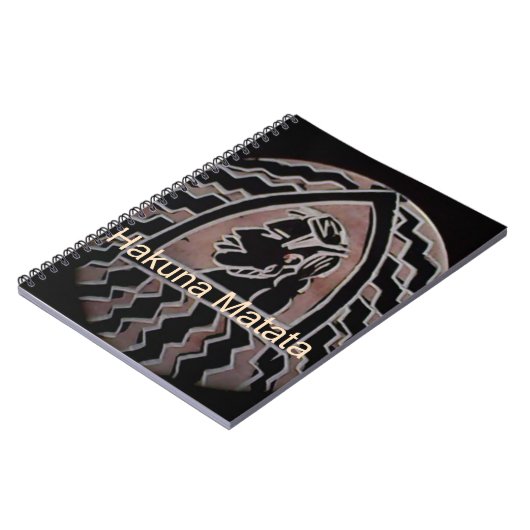 アフリカ美しい:ボンゴマサイポートレート部族芸術 ノートブック (左側)