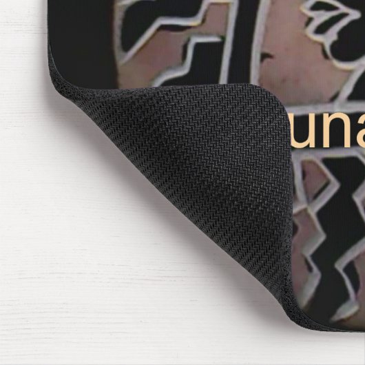 アフリカ美しい:ボンゴマサイポートレート部族芸術 マウスパッド (コーナー)