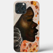 アフリカ美しい – 女性 – 水絵画色 Case-Mate iPhoneケース (裏面)