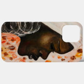 アフリカ美しい – 女性 – 水絵画色 Case-Mate iPhoneケース (裏面 (横))