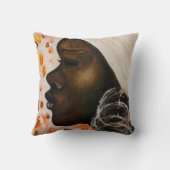 アフリカ美しい – 水絵画色 クッション (裏面)