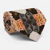 アフリカ美しい – 水絵画色 – ネクタイ (ロール)