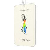 アフリカ美術エレガントとファッションスタイリッシュレディ カーエアーフレッシュナー (左)