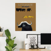 アフリカ美術デコ・ヴィンテージのポスター3 ポスター (ホームオフィス)