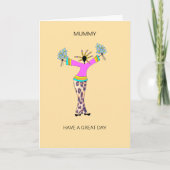 アフリカ美術素晴らしデイミイラ カード (正面)