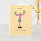 アフリカ美術素晴らしデイミイラ カード (黄色い花)