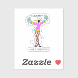 アフリカ美術素晴らしデイミイラ シール