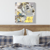 アフリカ美術 キャンバスプリント (インサイチュ (寝室))