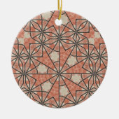 アフリカ美術 セラミックオーナメント (正面)