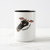 アフリカ美術 ツートーンマグカップ (中央)