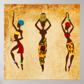 アフリカ美術 ポスター (正面)