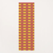 アフリカ美術、熱帯の夕日 ヨガマット (正面)