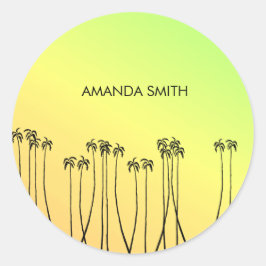 アフリカ美術、熱帯夏のケースメイトiPhone Cas ラウンドシール