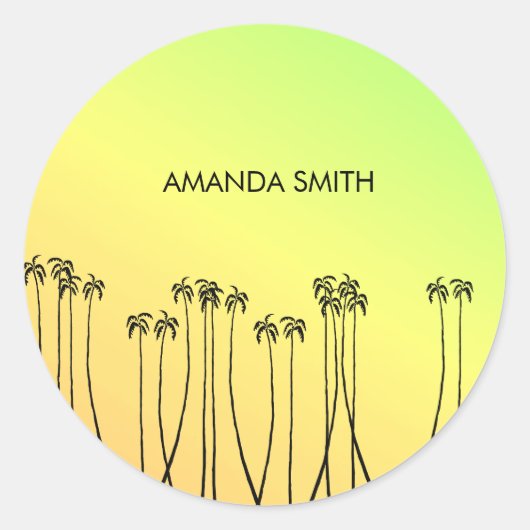 アフリカ美術、熱帯夏のケースメイトiPhone Cas ラウンドシール (正面)