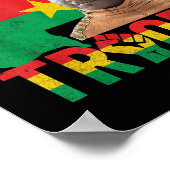 アフリカ耐性トマス・サンカラブルキナファソ・イブラ ポスター (角)